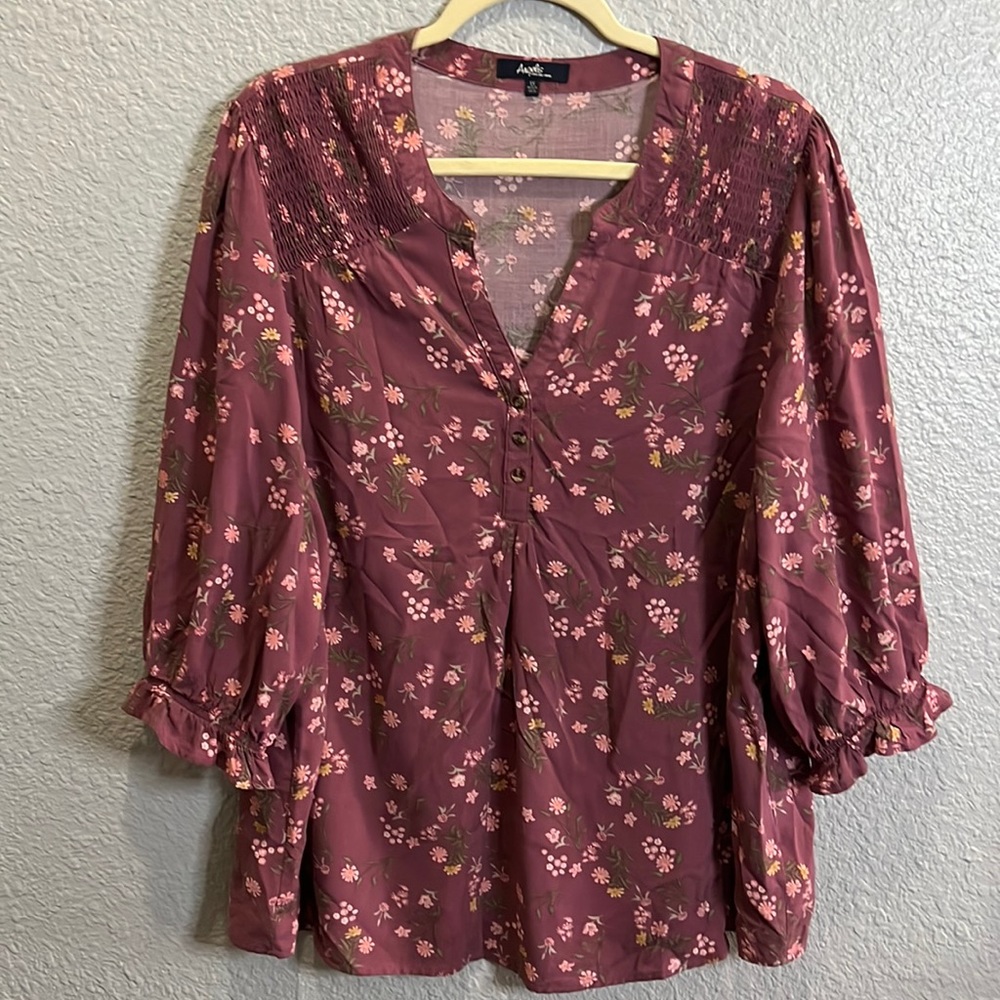 Forever Young Mauve Blouse size 1X